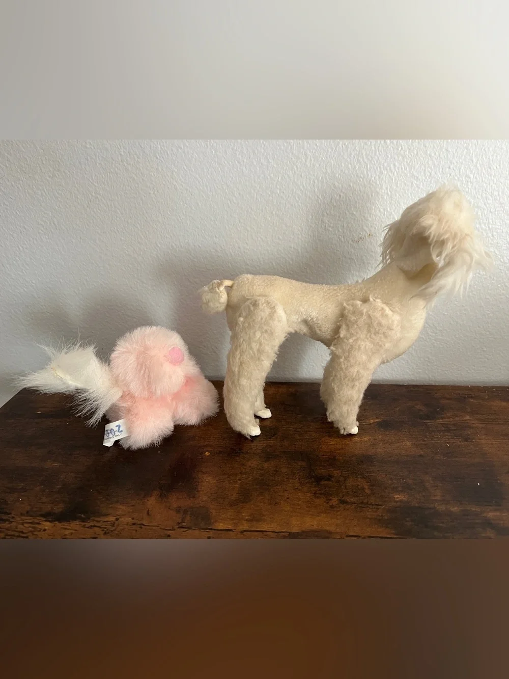 Vintage Barbie Pets Lot - 1984 Prince Poodle Dog & 1992 Tag Along Tiffy Kitty